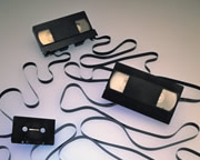 薄膜用于家用录像机影带上